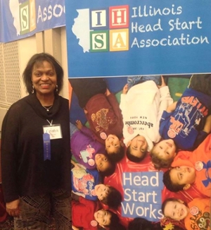 Carolyn Jason at Illinois Head Start Association Conference